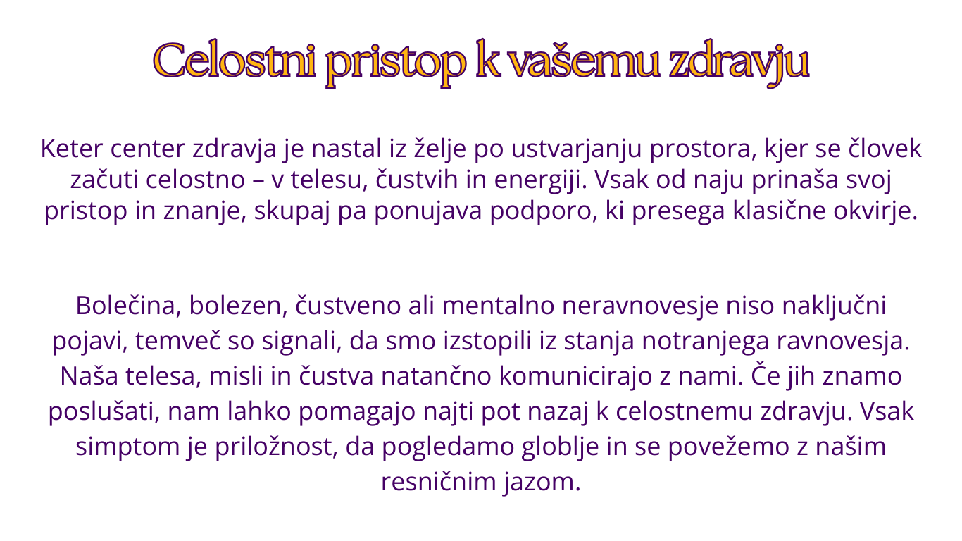 Neravnovesje ni naključje, temveč signal Bolečina, bolezni in čustvene težave so znaki, da smo izgubili notranje ravnovesje. (3)